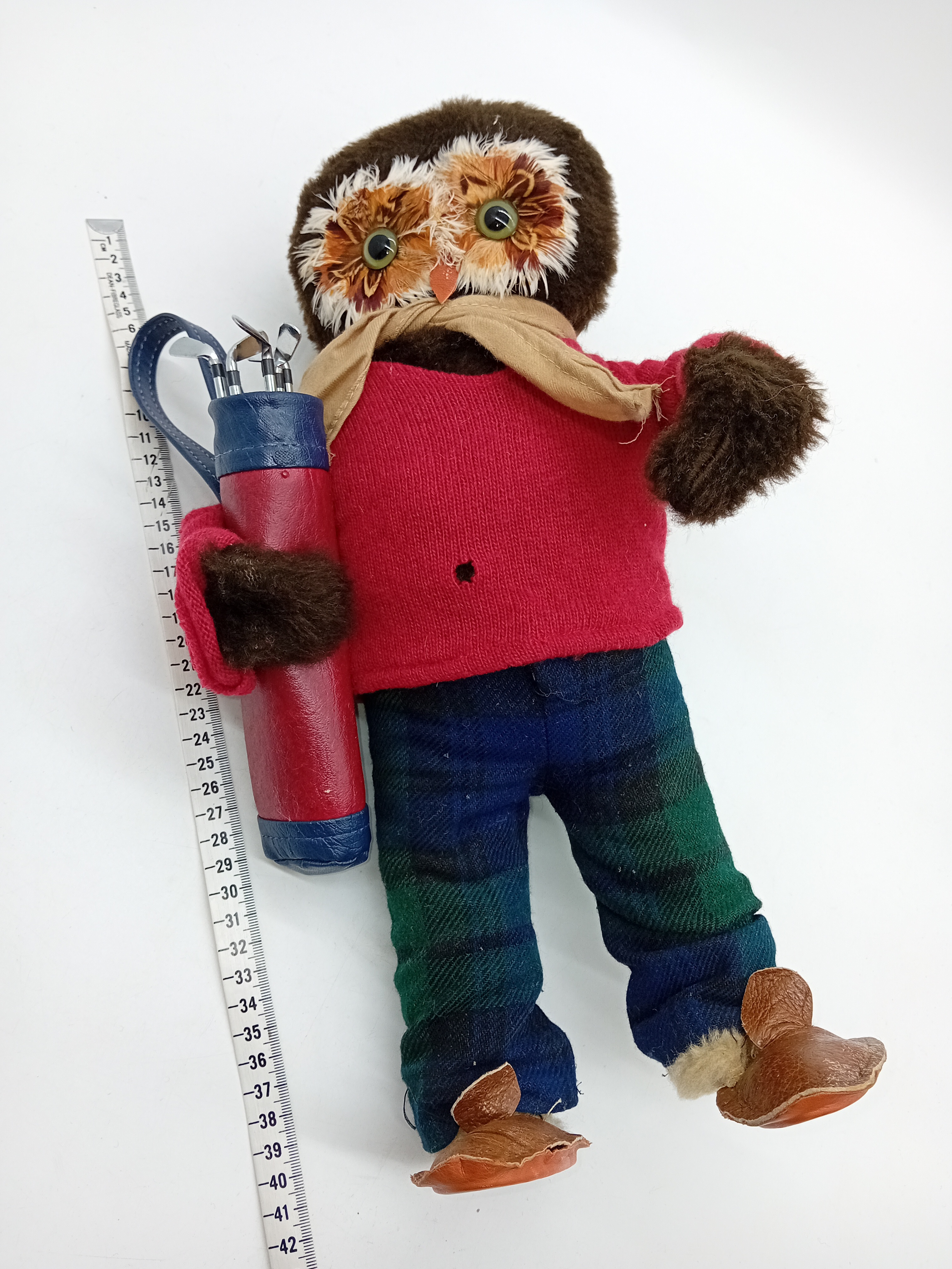 Peluche Chouette Golfeuse Abercrombie & Fitch Vintage