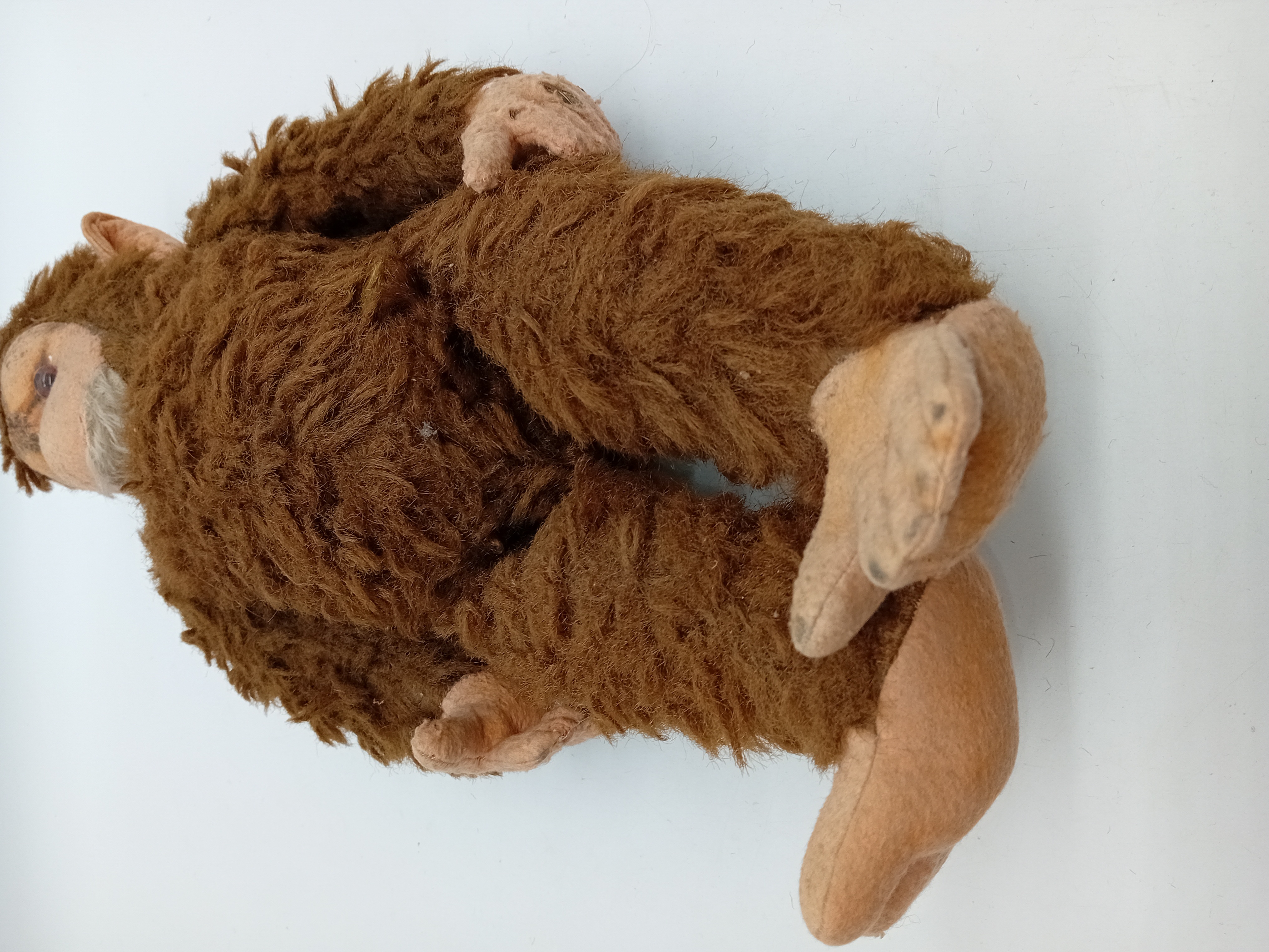 Peluche Singe Vintage Marron