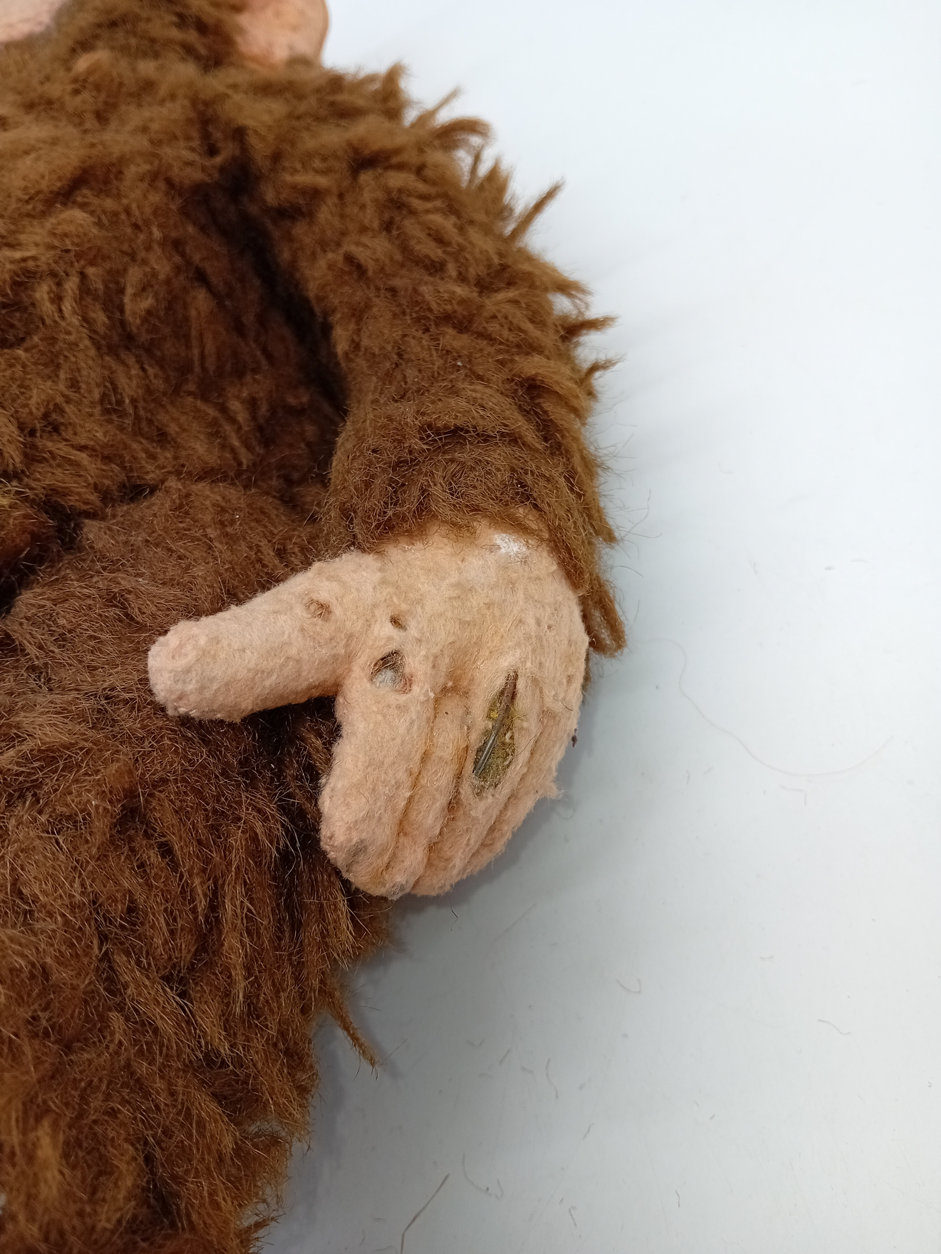 Peluche Singe Vintage Marron