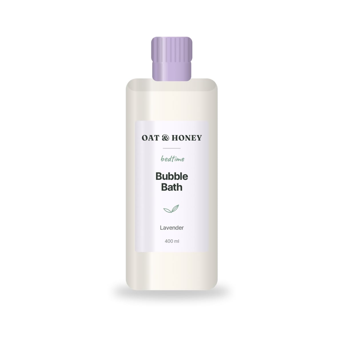 A bedtime bubble bath with real lavender.