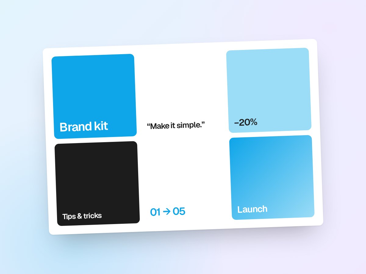 A brand kit made by Studio Hana