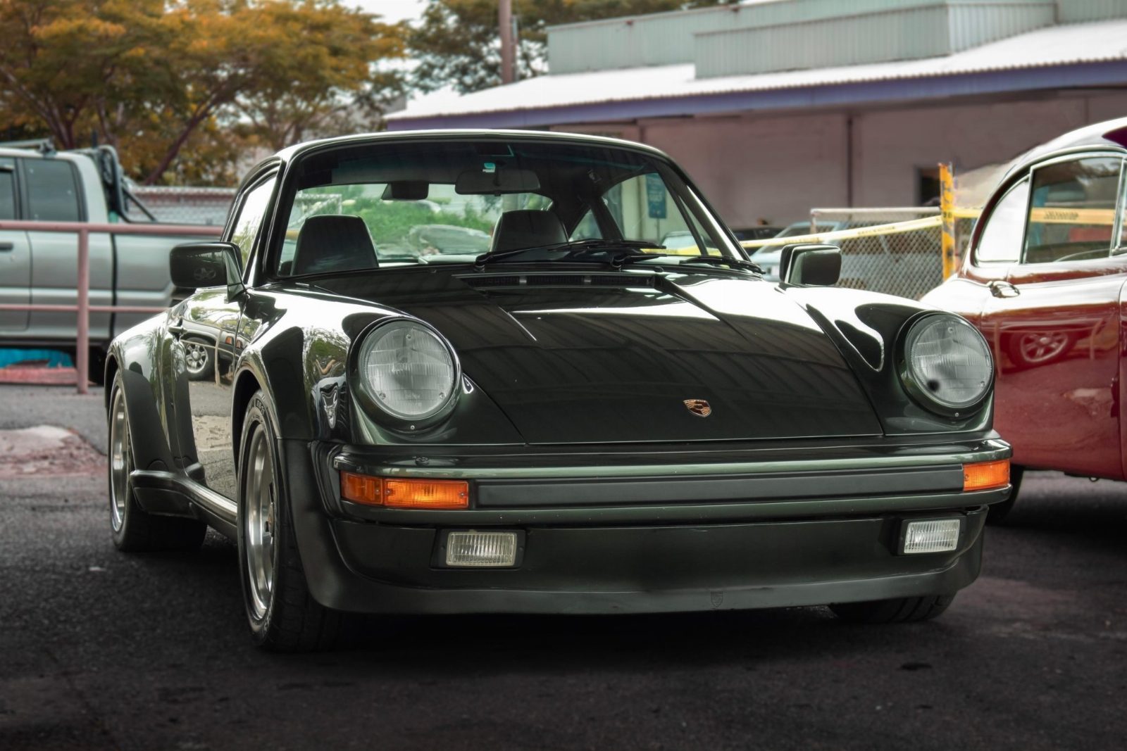 Porsche 911 vert anglais